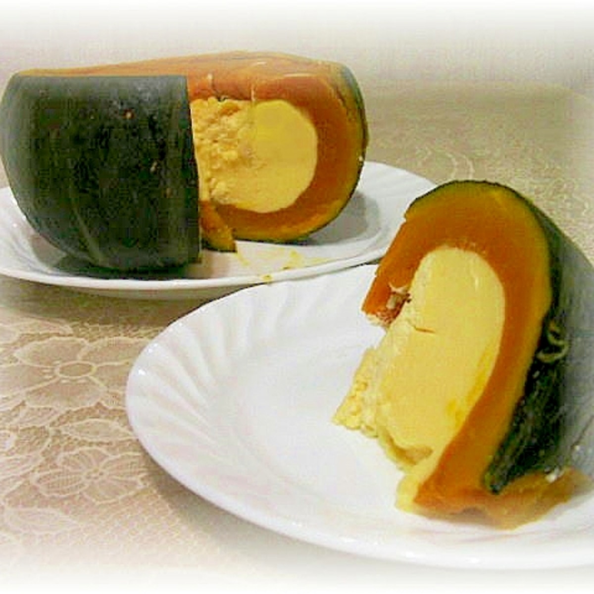 まるごとかぼちゃのココナッツプリン レシピ 作り方 By Tara Minfannote 楽天レシピ